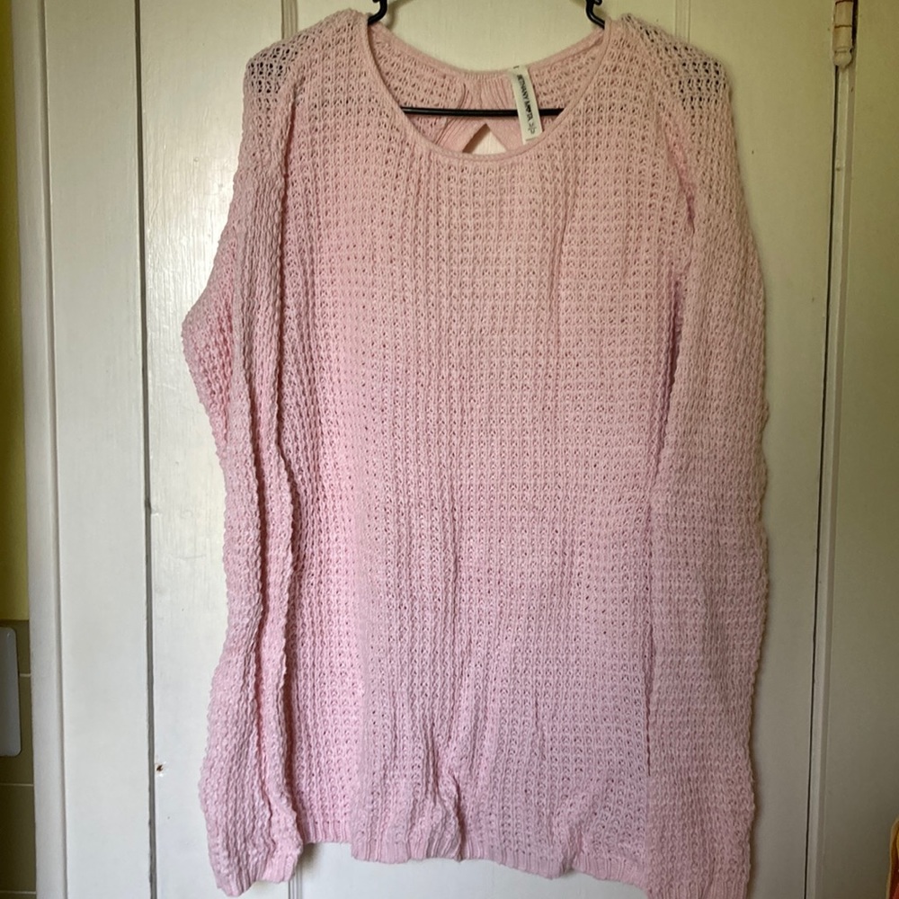 Pink sweater